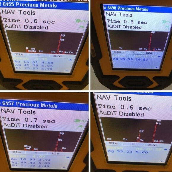 4 Pairs Tested Sterling Silver Stud Earrings – Gemstones & CZ - Picture 9 of 10